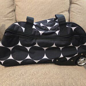 Thirty-one Rolling Weekender Bag,  NWOT, Big Dot